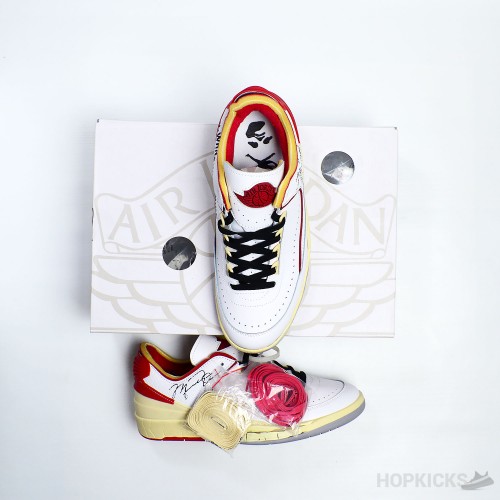 Off-White x Air Jordan 2 Retro Low SP White Red